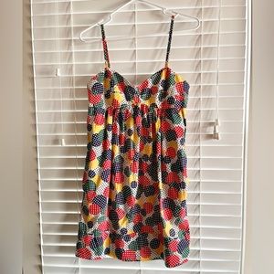 Zimmermann Polka Dot Mini Dress Sundress with Pockets